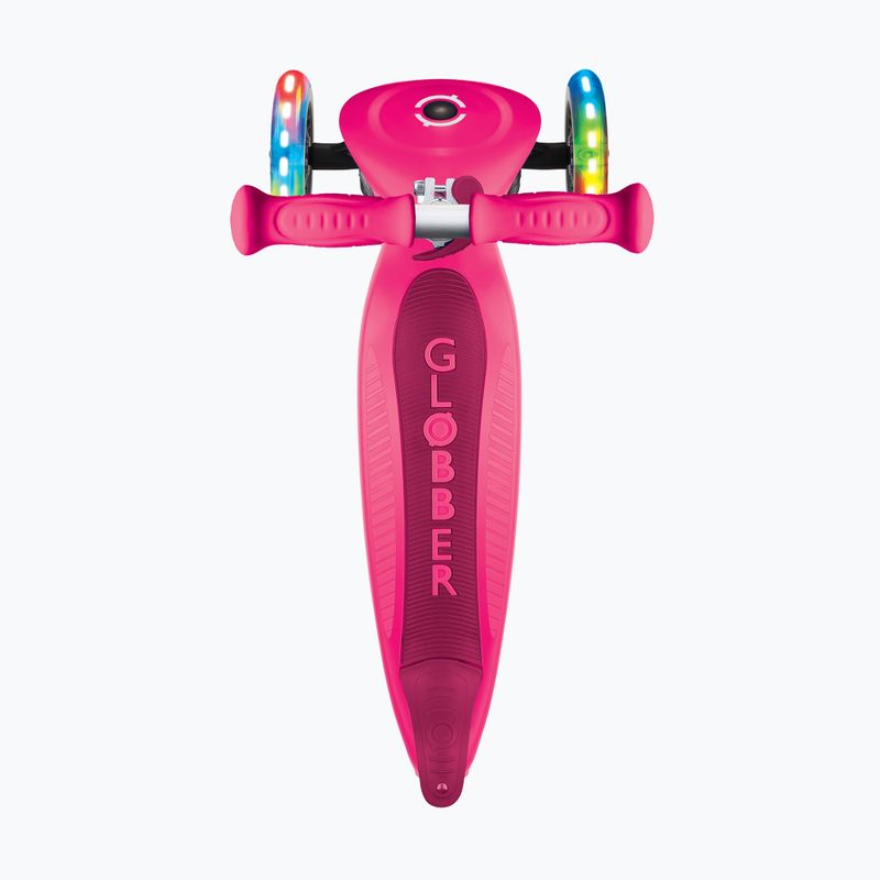 Детска триколесна тротинетка Globber Primo Foldable Lights fuchsia 9