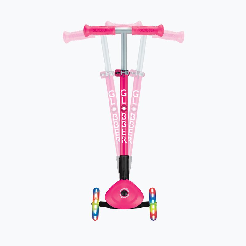 Детска триколесна тротинетка Globber Primo Foldable Lights fuchsia 11