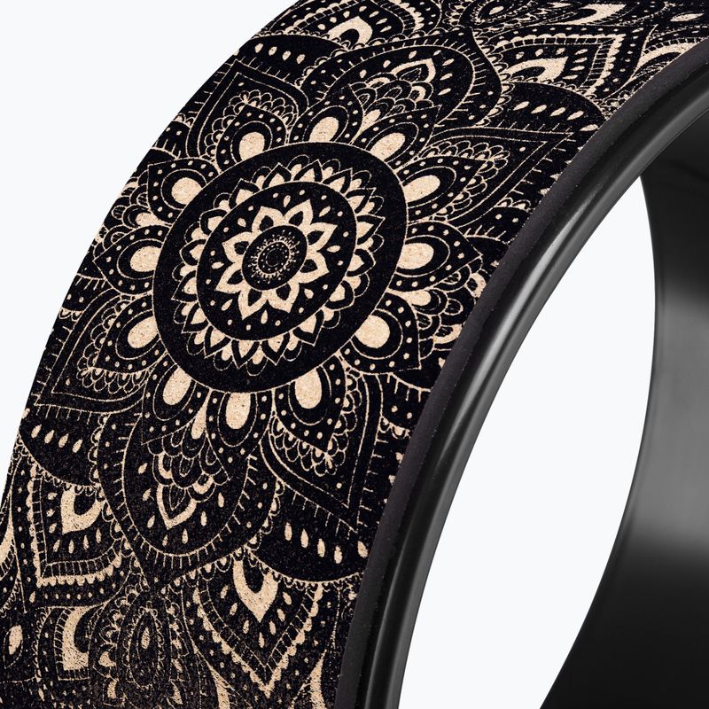Yoga Design Lab Колело черно WH-Cork-Mandala Black 4
