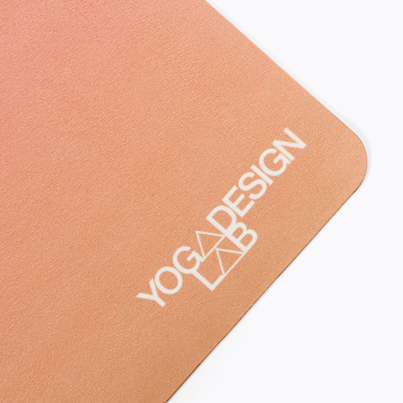 Yoga Design Lab Комбинирана постелка за йога за пътуване 1,5 мм розова Венеция 3