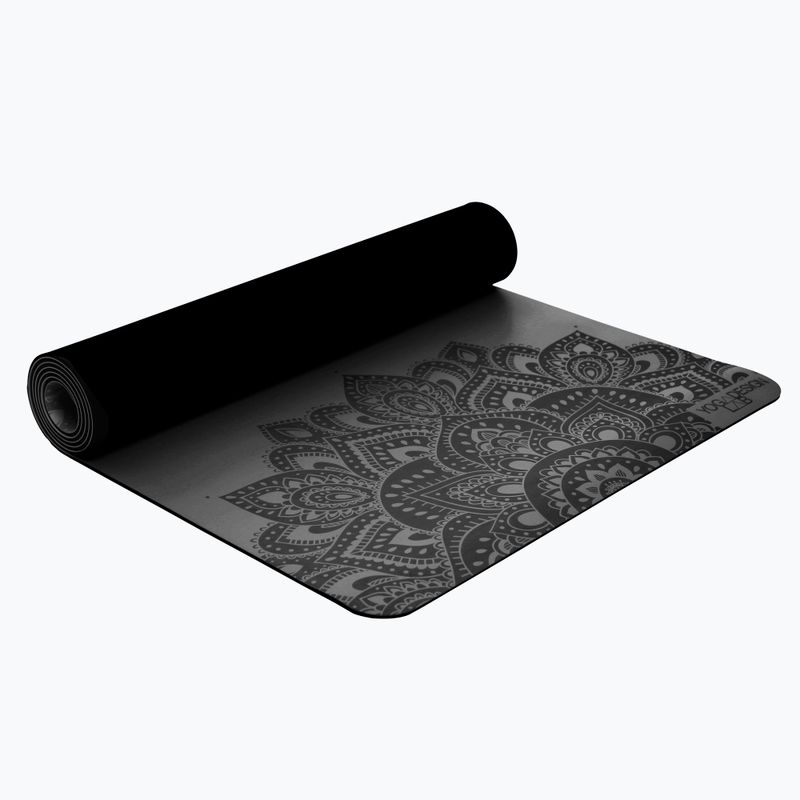 Модел за йога Design Lab Infinity Yoga 5 mm черна мандала Charcoal 2