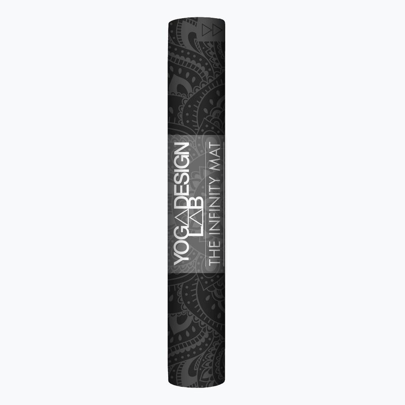 Модел за йога Design Lab Infinity Yoga 5 mm черна мандала Charcoal 3