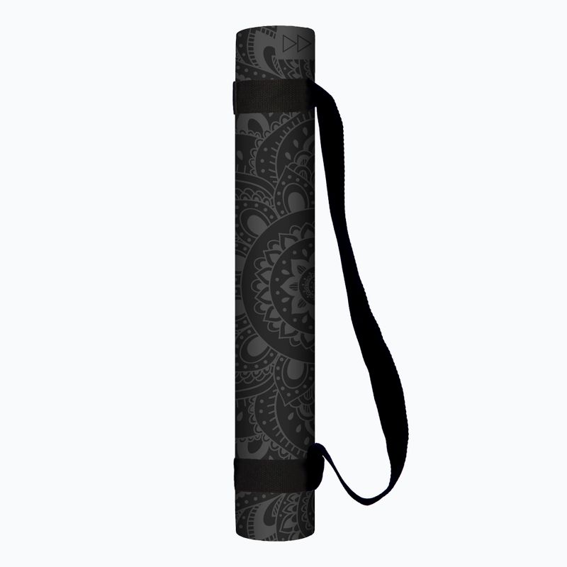 Модел за йога Design Lab Infinity Yoga 5 mm черна мандала Charcoal 4