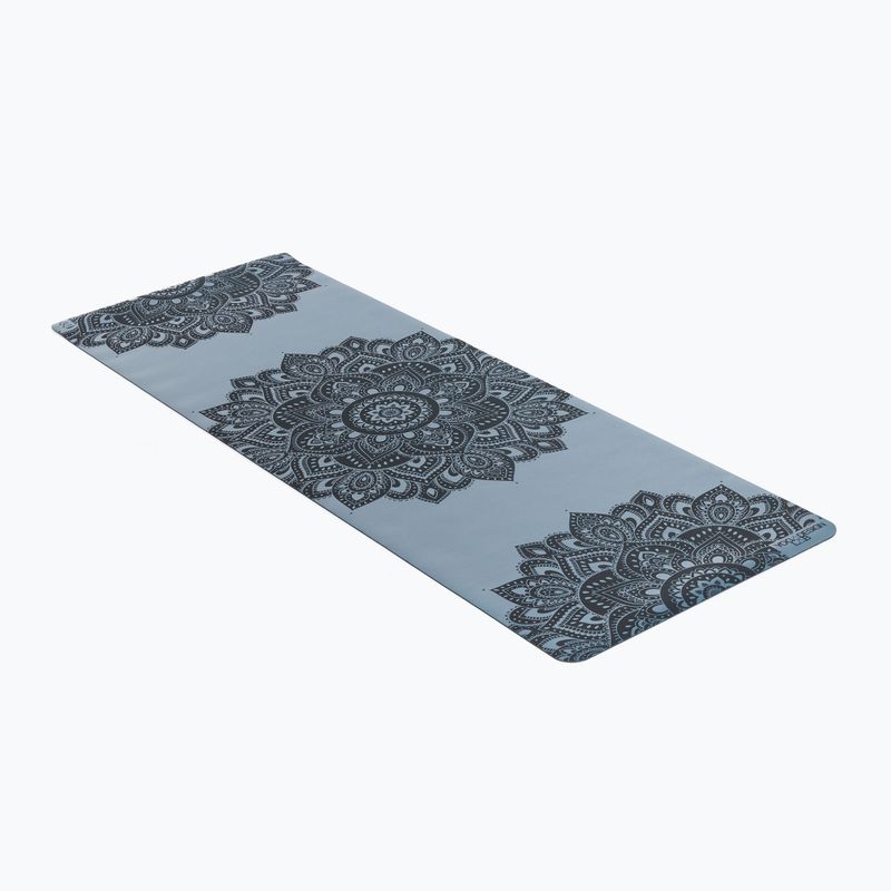 Yoga Design Lab Инфинити постелка за йога 3 мм синя Мандала Teal