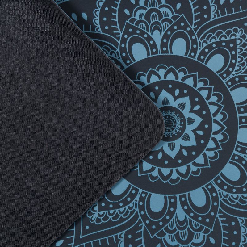 Yoga Design Lab Инфинити постелка за йога 3 мм синя Мандала Teal 4
