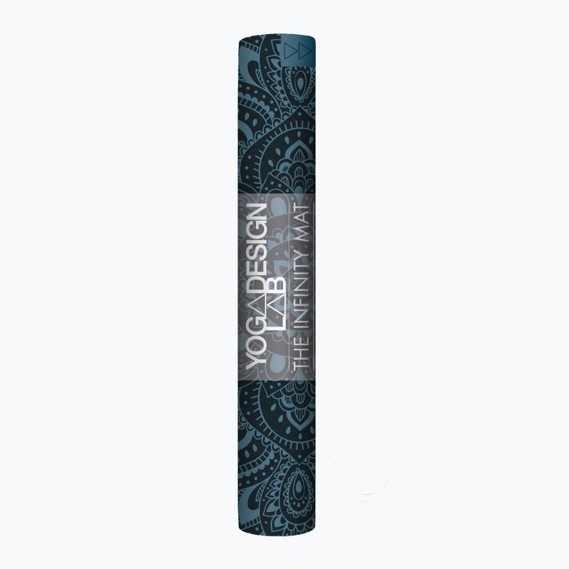 Yoga Design Lab Инфинити постелка за йога 3 мм синя Мандала Teal 8