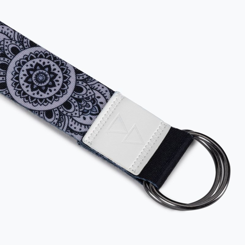 Каишка за йога Yoga Design Lab черна ST-Mandala Black 2