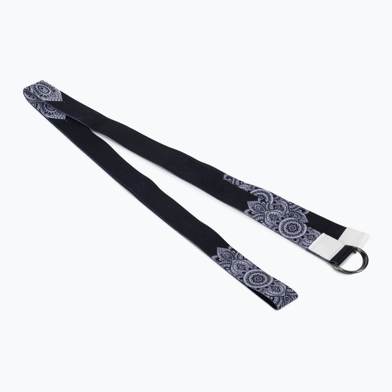 Каишка за йога Yoga Design Lab черна ST-Mandala Black 3