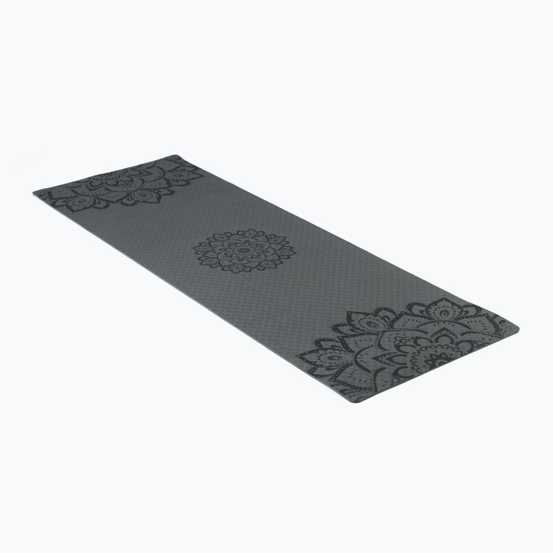 Yoga Design Lab Flow Pure 6 мм зелена Мандала Въглена постелка за йога