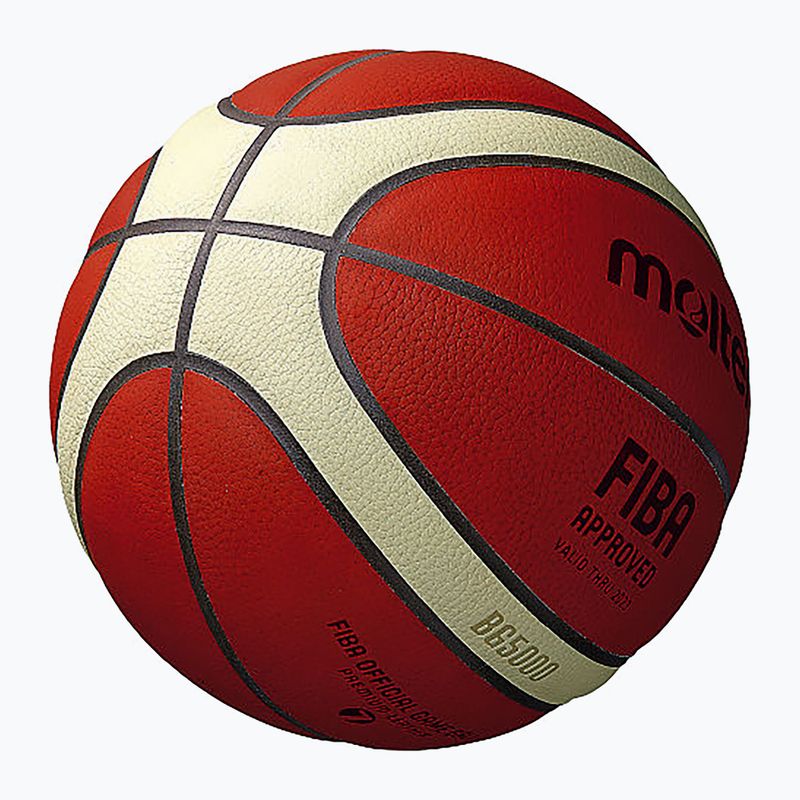 Баскетболна топка Molten B7G5000 FIBA brown размер 7 3