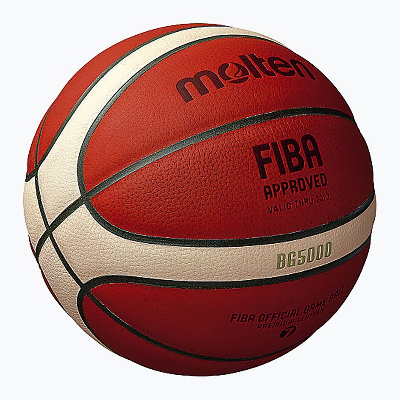 Баскетболна топка Molten B7G5000 FIBA brown размер 7 4