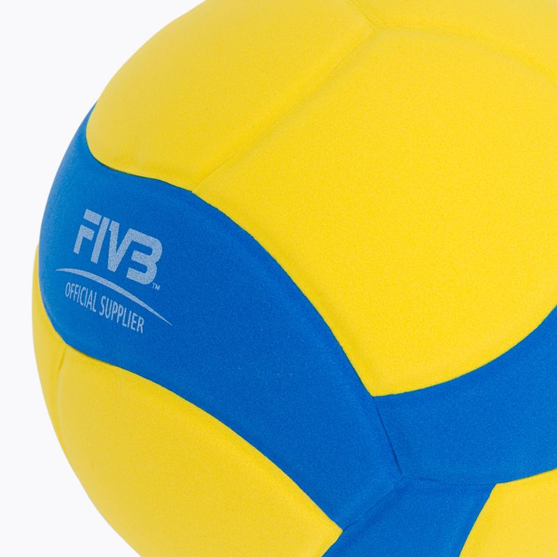 Волейболна топка Mikasa VS160W yellow/blue размер 4 3