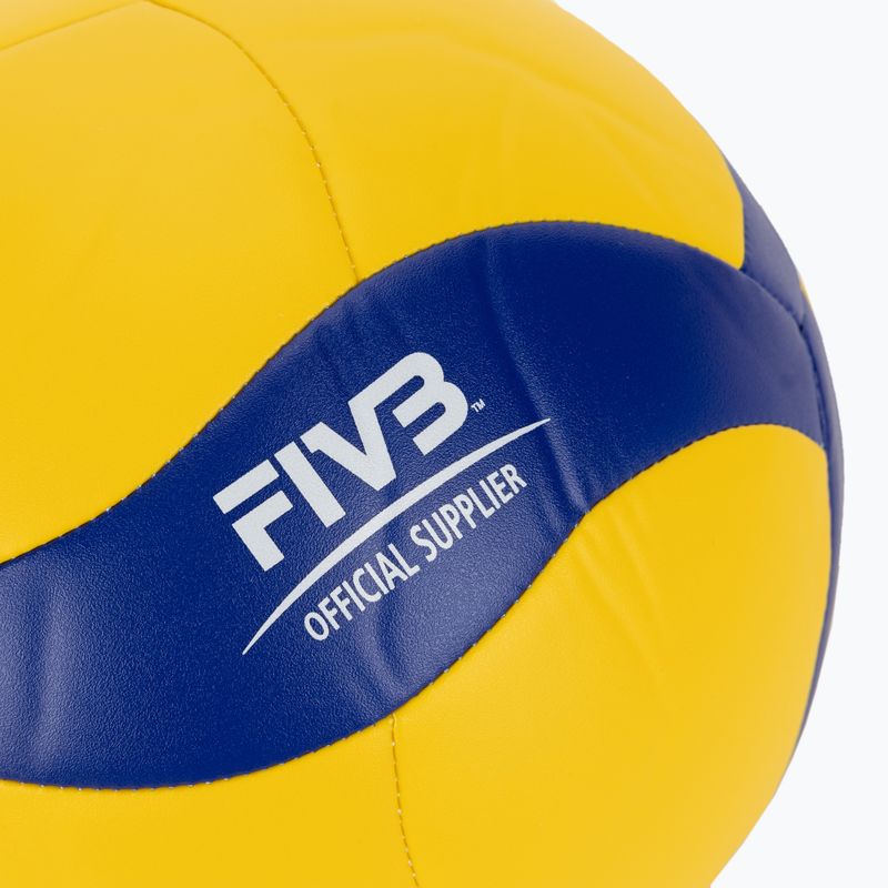 Волейболна топка Mikasa V460 SL жълто/синьо размер 5 3