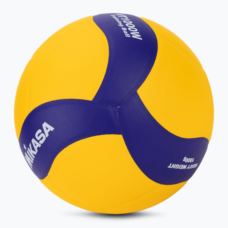 Mikasa VT1000W жълто/синя волейболна топка размер 5 2
