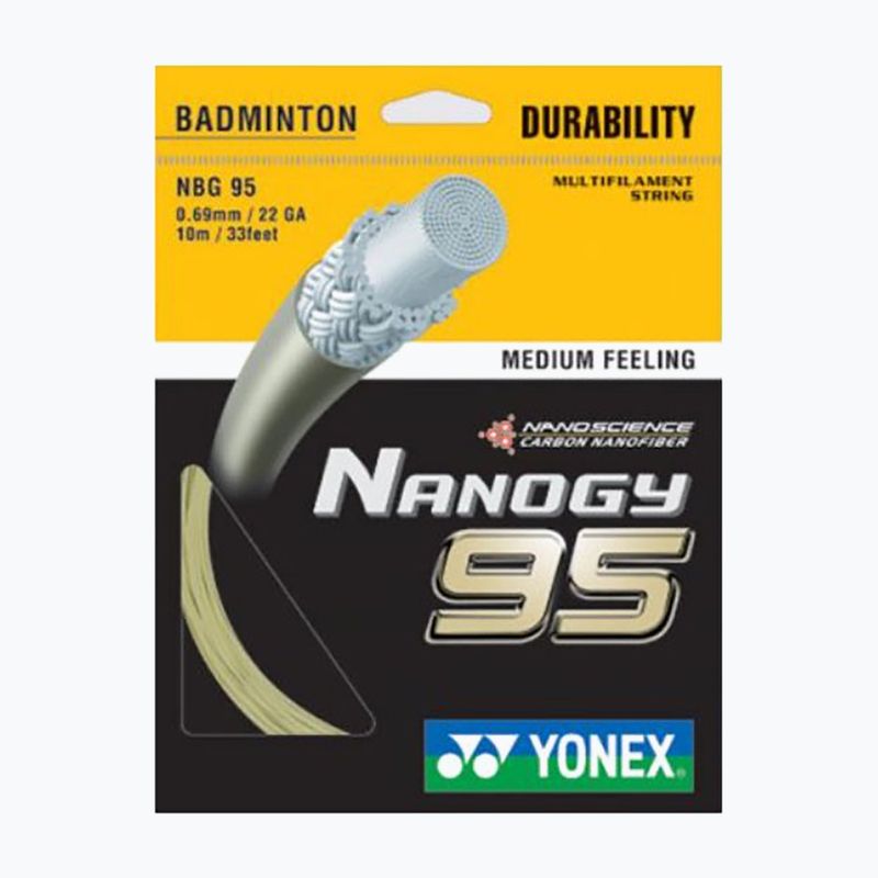 Удължител за бадминтон YONEX NBG 95 комплект 10 м златен