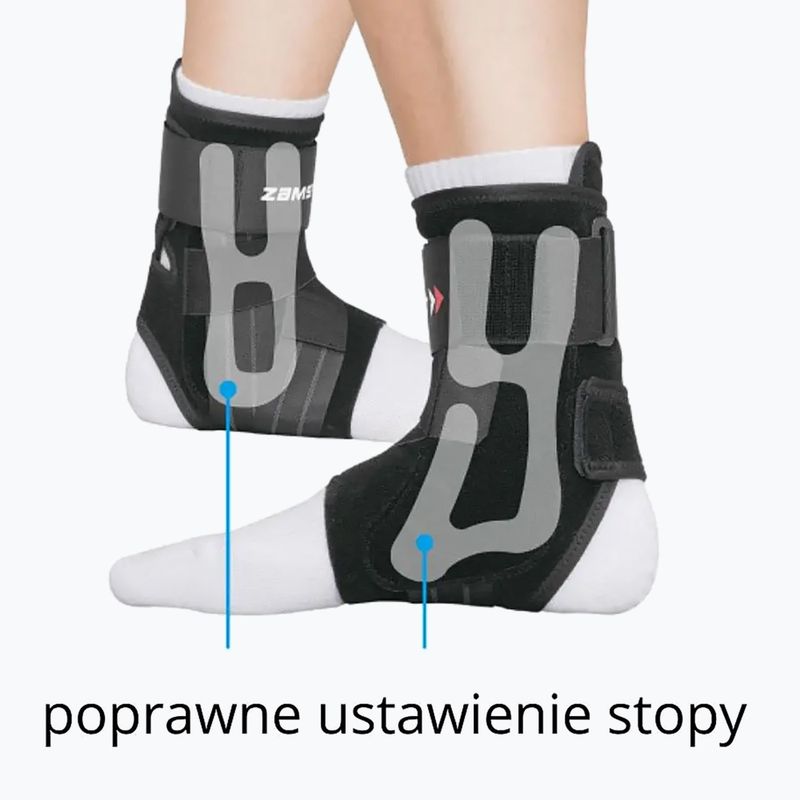 Zamst A1 Ankle Стабилизатор за десен глезен черен 470804 3