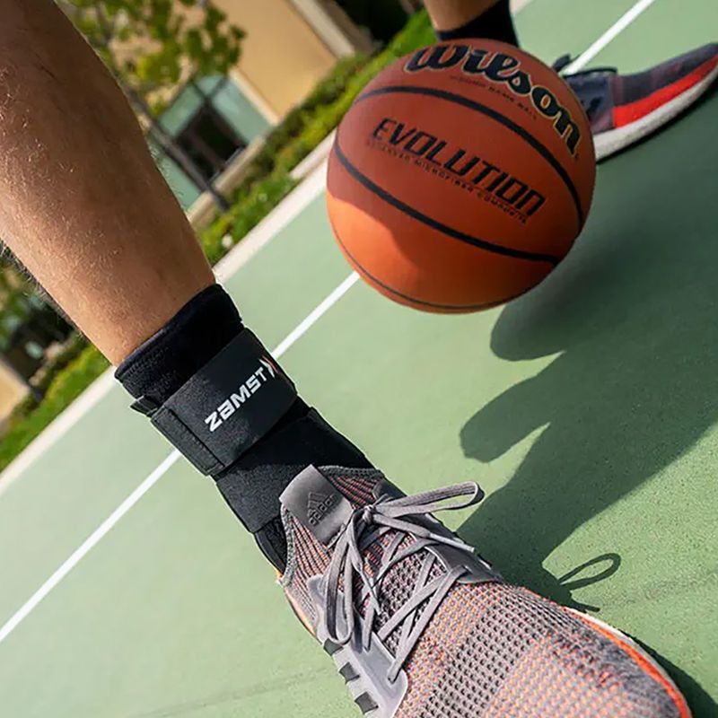 Zamst A1 Ankle Стабилизатор за десен глезен черен 470804 9