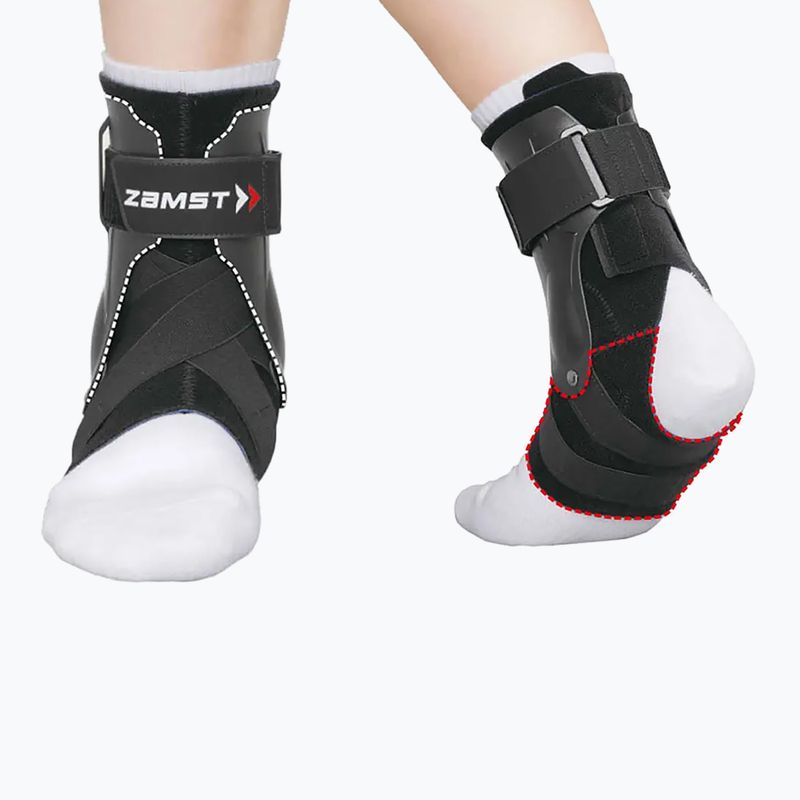 Стабилизатор за десен глезен Zamst A2-DX Ankle Right black 6