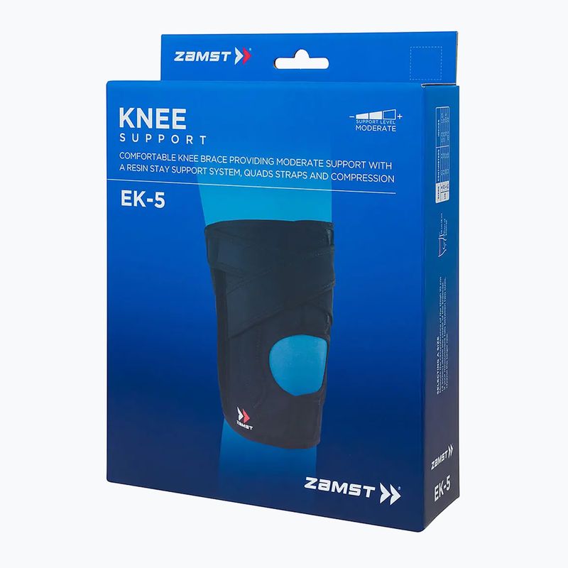 Стабилизатор за смяна на коляното Zamst EK-5, черен 672001 9