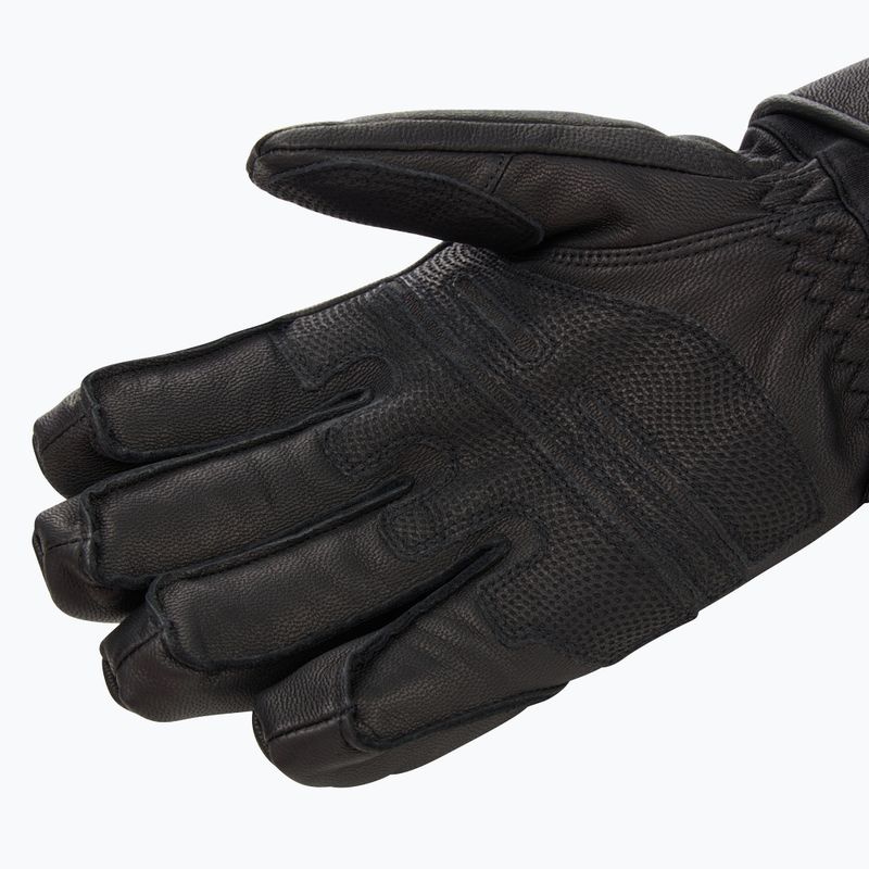Мъжки скиорски ръкавици Descente 5 Finger Leather black 5