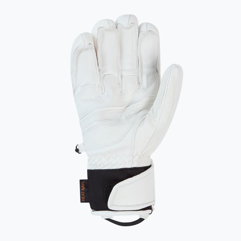 Мъжки скиорски ръкавици Descente 5 Finger Leather white 2