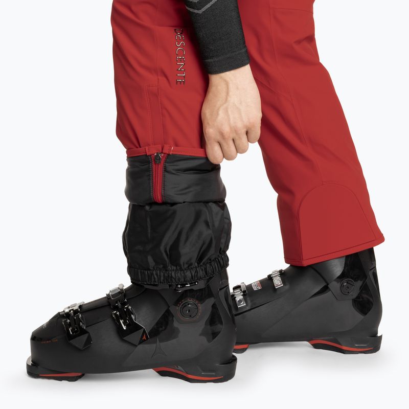Мъжки скиорски панталони Descente Swiss electric red 8