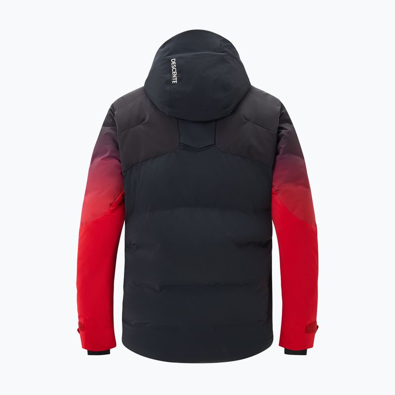 Мъжко скиорско яке Descente Hybrid Down black/ electric red 2