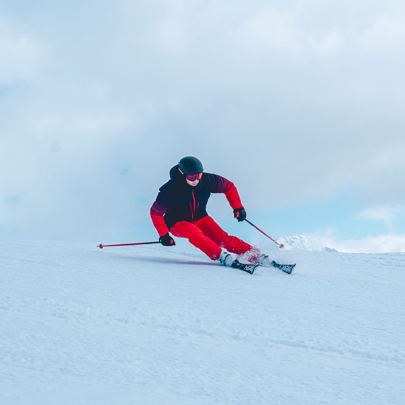Мъжко скиорско яке Descente Hybrid Down black/ electric red 3