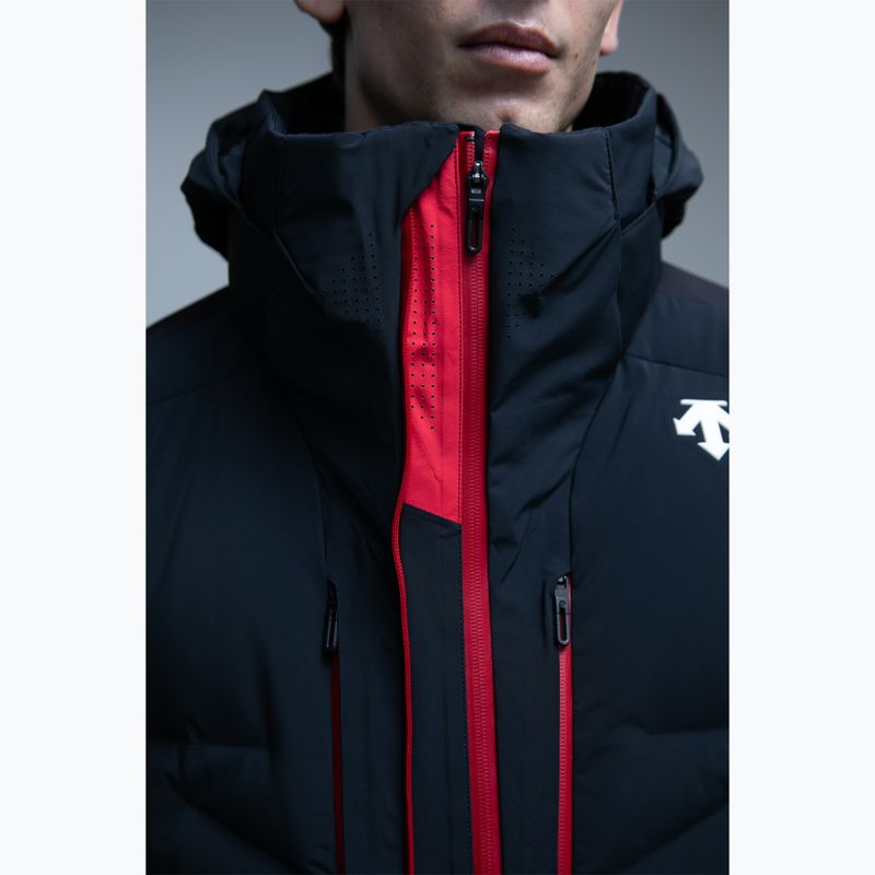 Мъжко скиорско яке Descente Hybrid Down black/ electric red 6