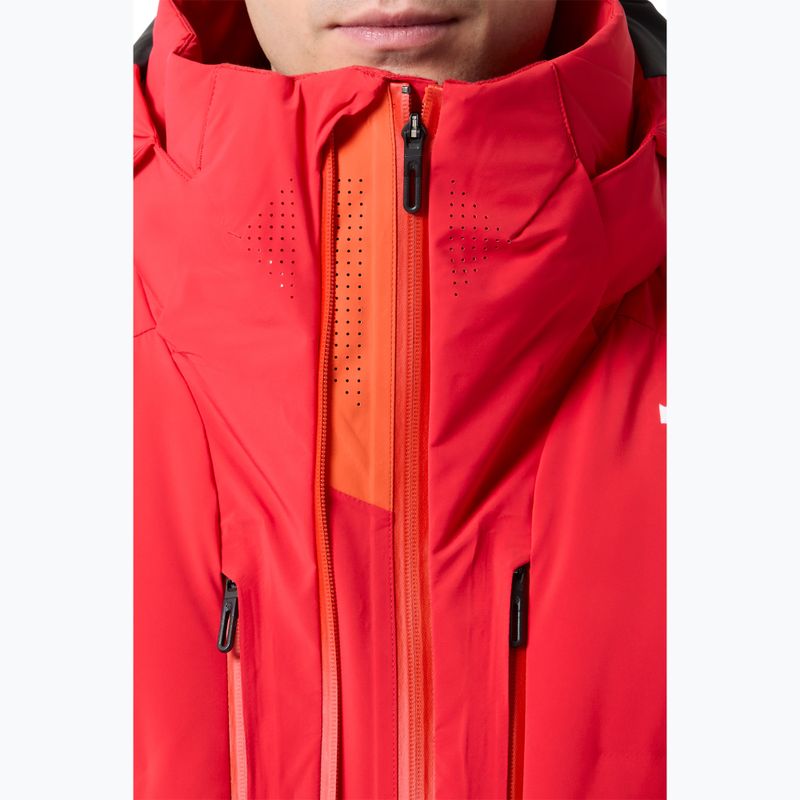 Мъжко ски яке Descente Hybrid Down mandarin orange/ electric red 2