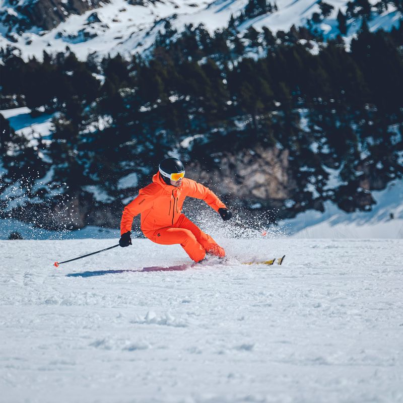 Мъжко ски яке Descente Straight Line mandarin orange 2