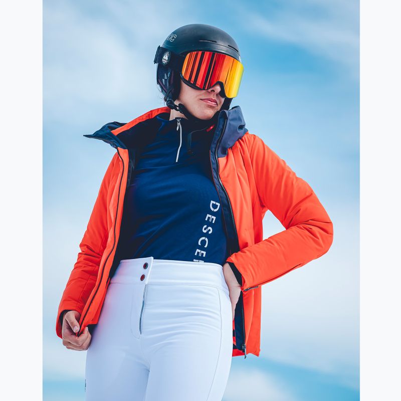 Дамско ски яке Descente Janie mandarin orange 3
