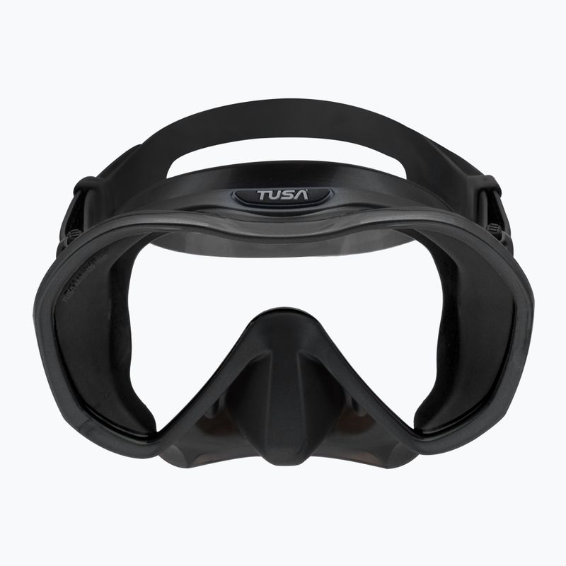 Маска за гмуркане Tusa Zeense Pro сиво-синя M1010S 2