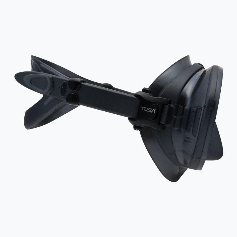 Маска за гмуркане Tusa Zeense Pro сиво-синя M1010S 3