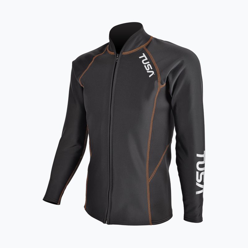 Мъжка блуза с дълъг ръкав за плуване TUSA Rashguard Thermal black