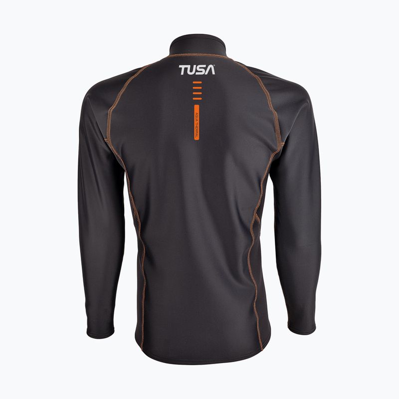 Мъжка блуза с дълъг ръкав за плуване TUSA Rashguard Thermal black 2