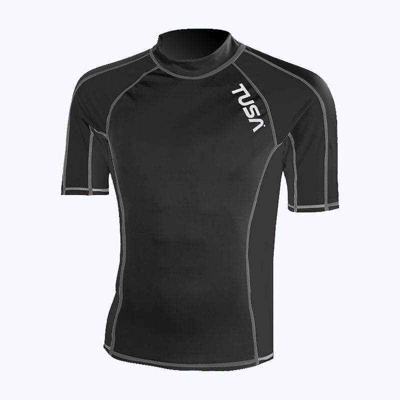 Мъжка тениска за плуване TUSA Black rashguard