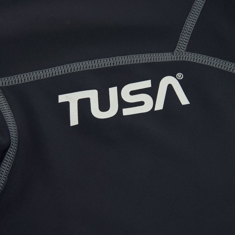 Дамска тениска за плуване TUSA Black rashguard 3
