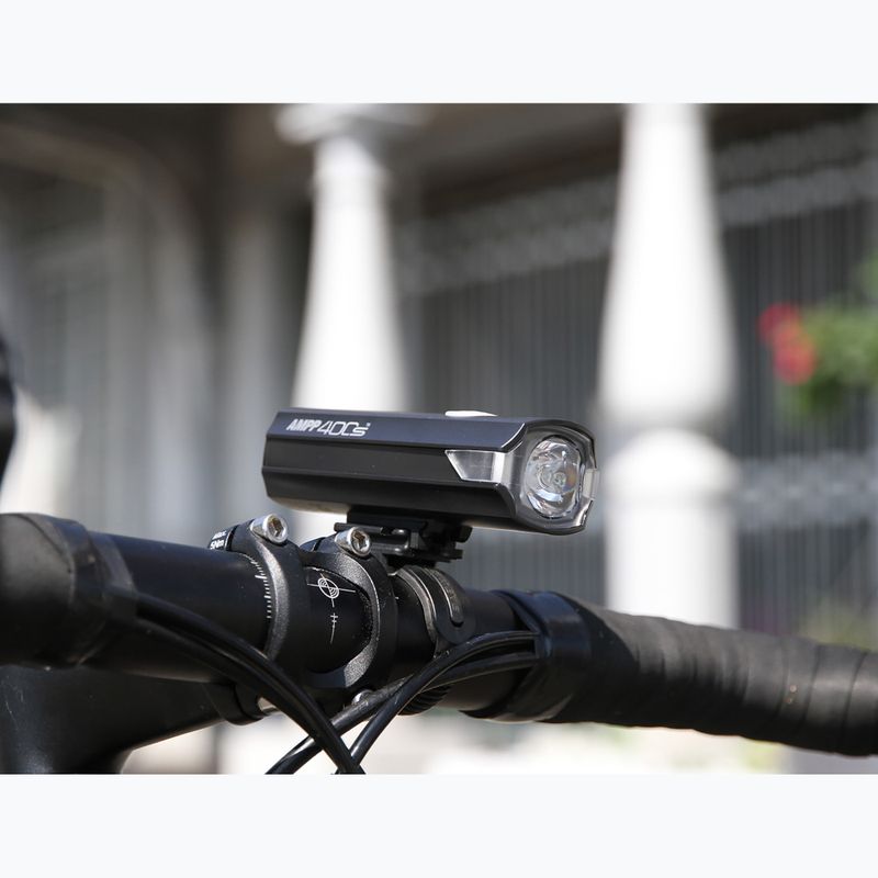 Преден велосипеден фар Cateye AMPP 400S HL-EL084SRC black 2