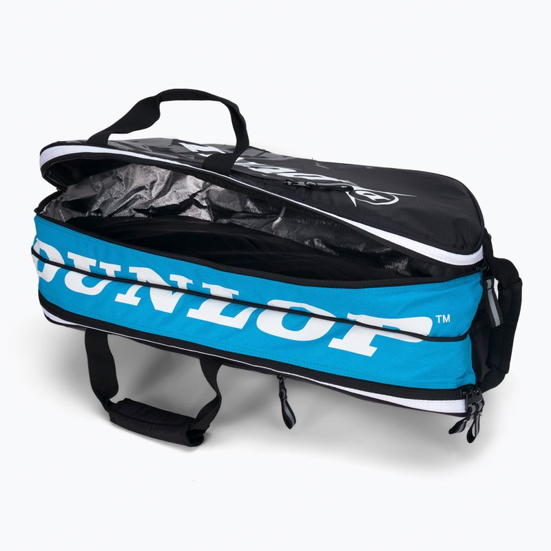 Чанта за тенис Dunlop D Tac Tour 6Rkt черно-синя 817243 5