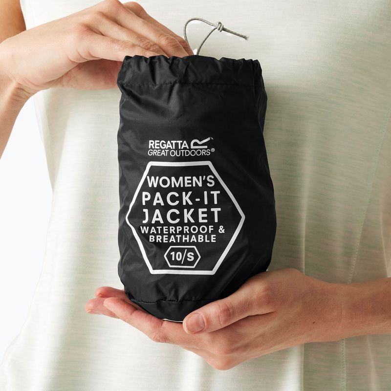 Дамско водоустойчиво яке REGATTA Pack-It III black 6