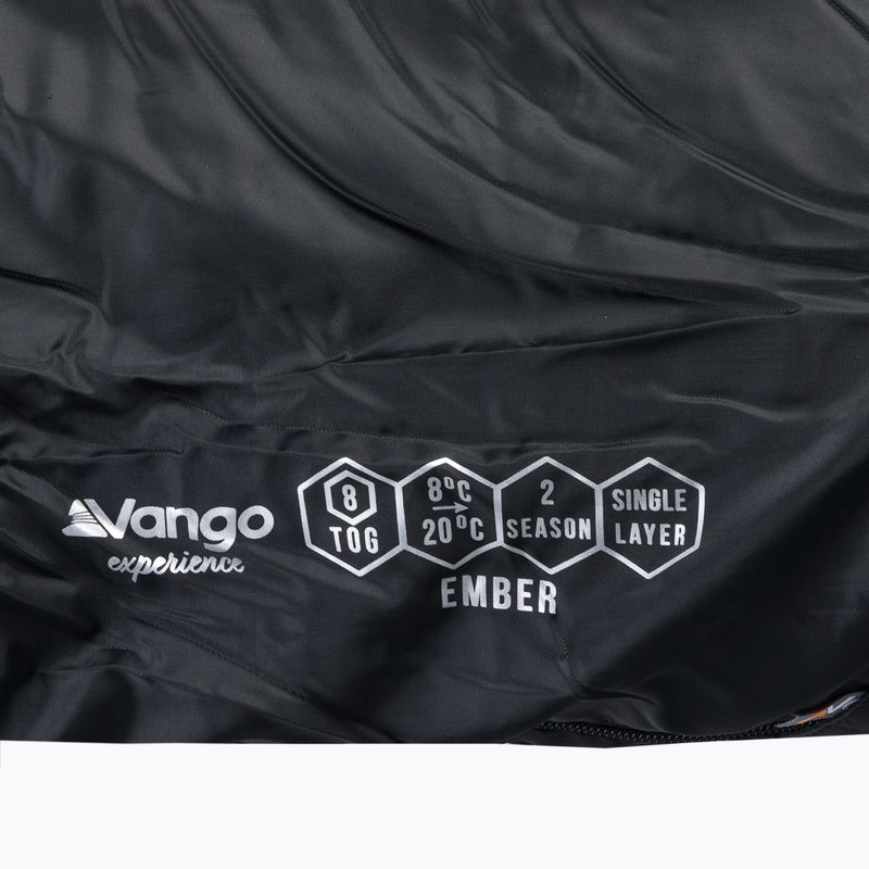Vango Ember Единичен спален чувал черен 6