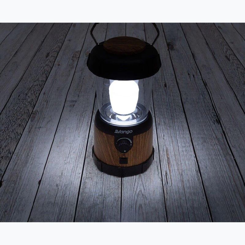 Къмпинг лампа Vango Nova 200 Recharge wood 4