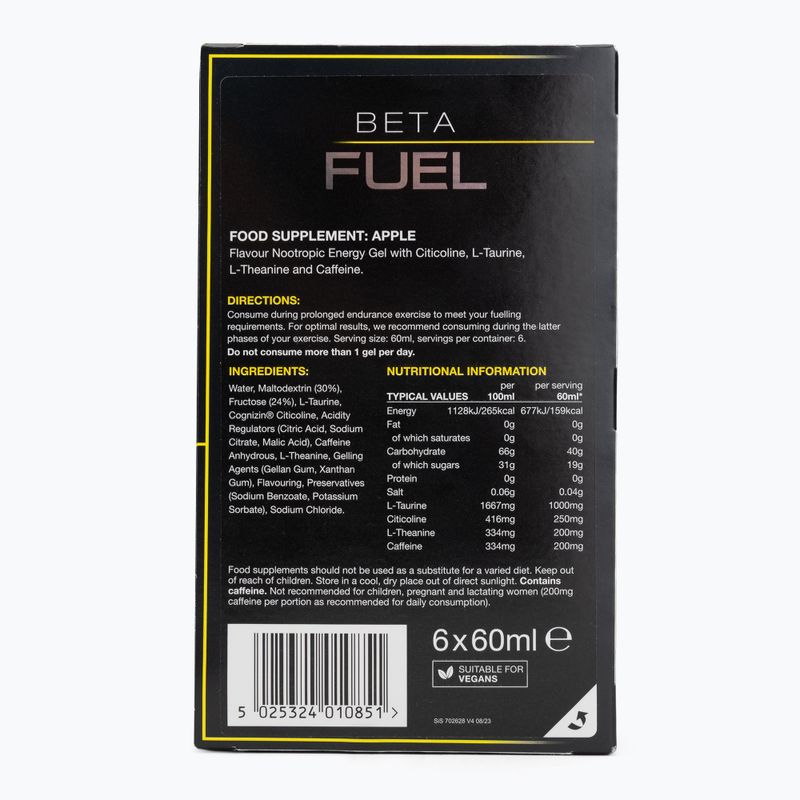 Комплект енергийни желета Science in Sport Beta Fuel Energy + Nootropics 6 x 60 ml apple 2