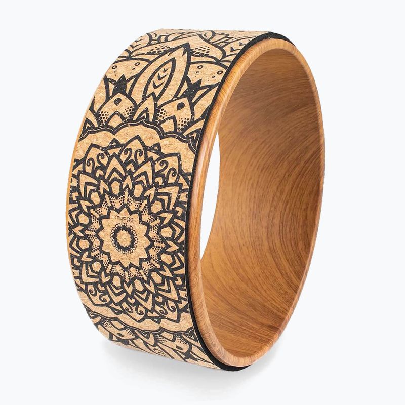 Обръч за йога Myga Brown mandala