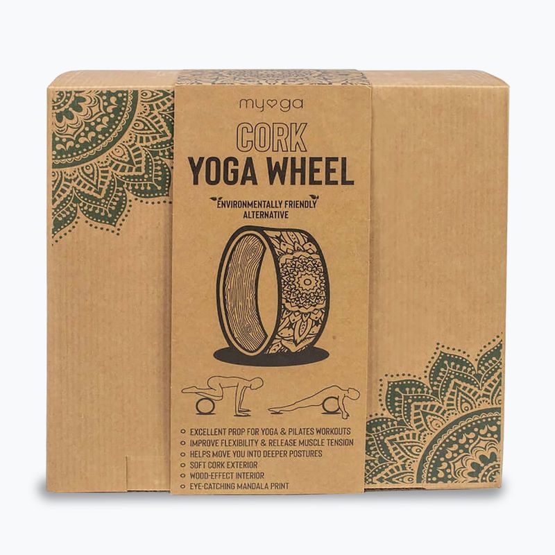 Обръч за йога Myga Brown mandala 5