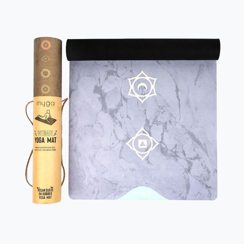 Постелка за йога Myga Chakra Luxurious purple 2