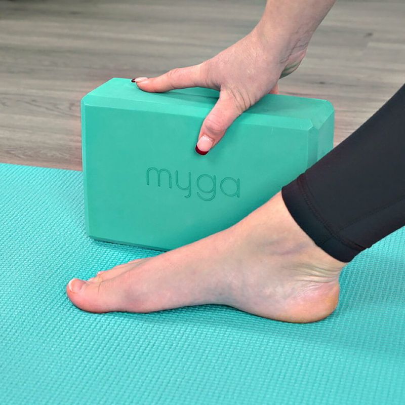 Куб за йога Myga Foam Block turquoise 5