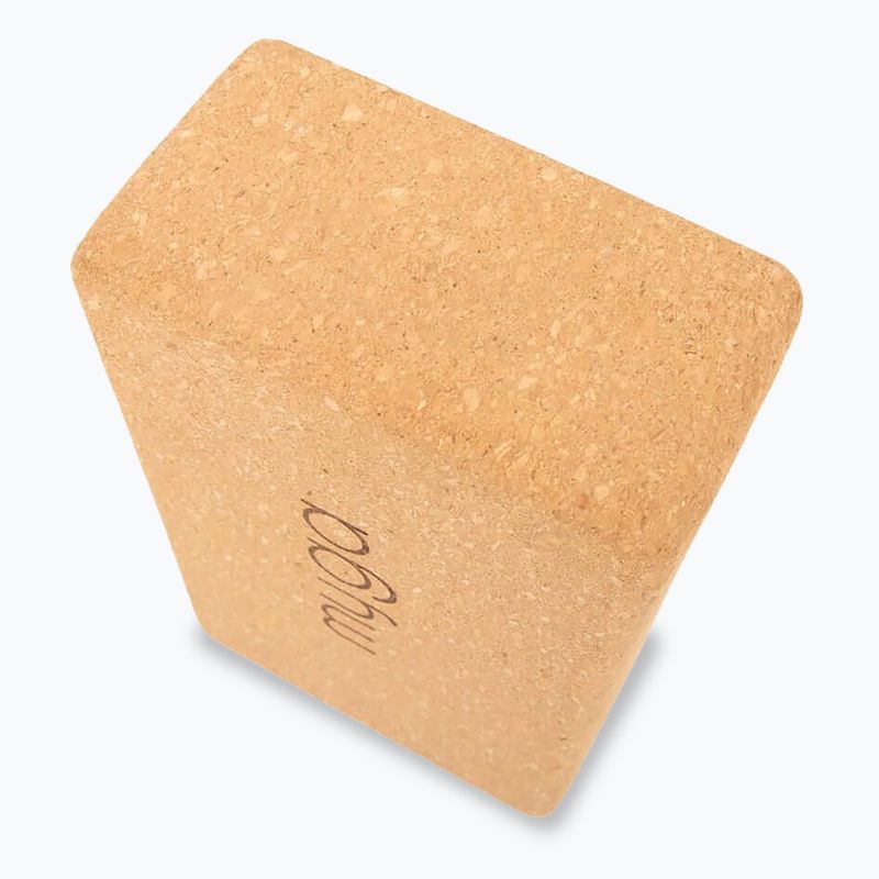 Куб за йога Myga Cork Block 2 pcs. brown 5