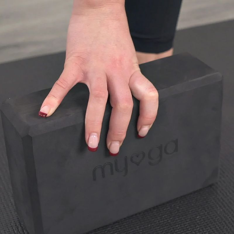 Куб за йога  Myga Foam Block do jogi black 5